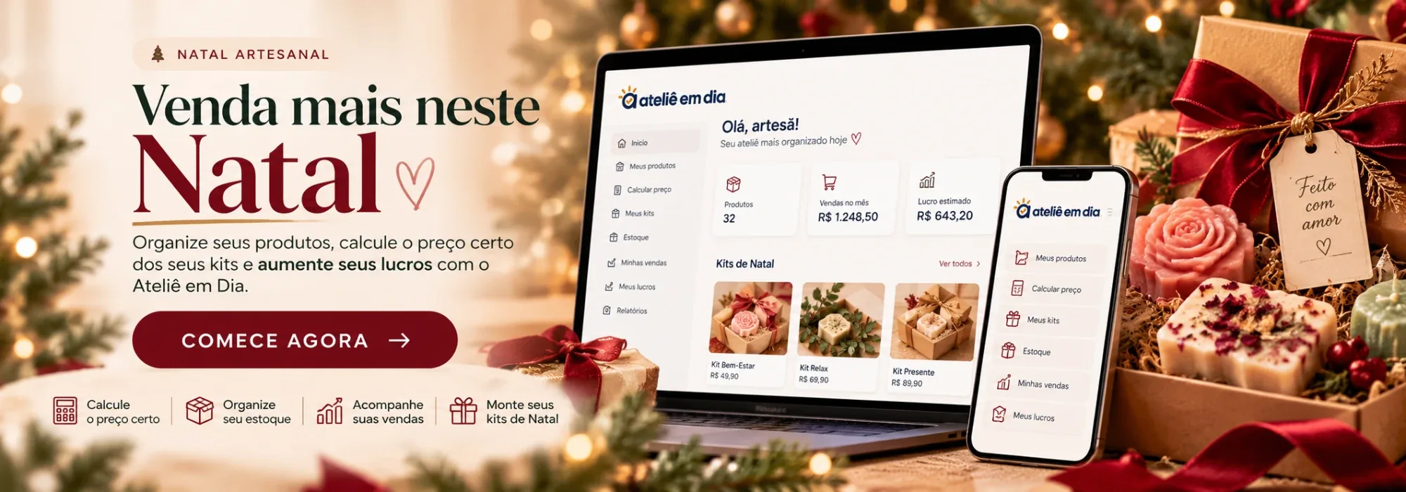 Venda mais neste Natal com o Ateliê em Dia